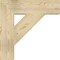Ekena Millwork Traditional Block Rough Sawn Bracket, Douglas Fir, 6"W x 26"D x 26"H BKT06X26X26TRA05RDF - alternate 4